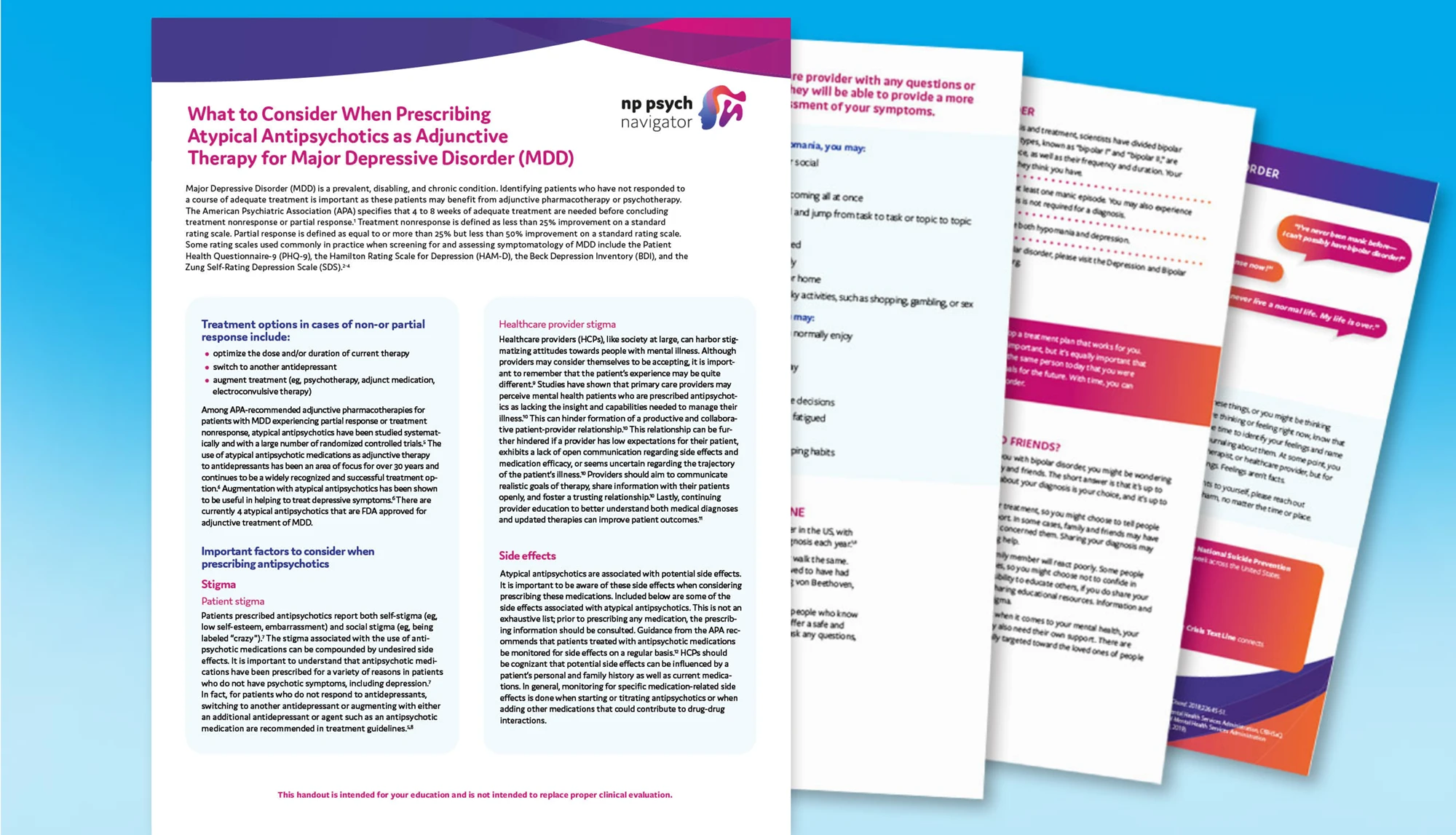 What to Consider when Prescribing Antipsychotics